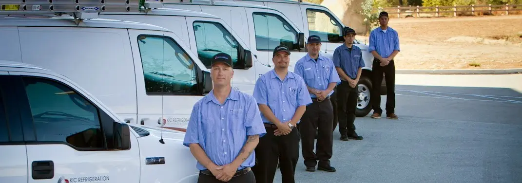 KIC Refrigeration crew ready for Heat Pump Installation jobs across St. Augustine Beach